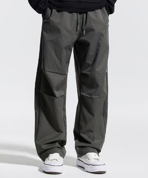 트랙 2선 파라슈트 팬츠 카키