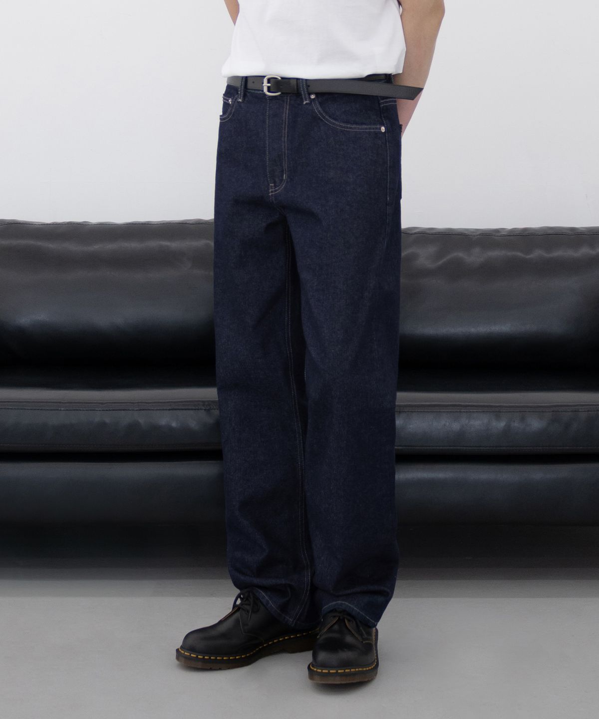 브랜디드(BRANDED) 1796 STAY INDIGO JEANS [WIDE STRAIGHT]