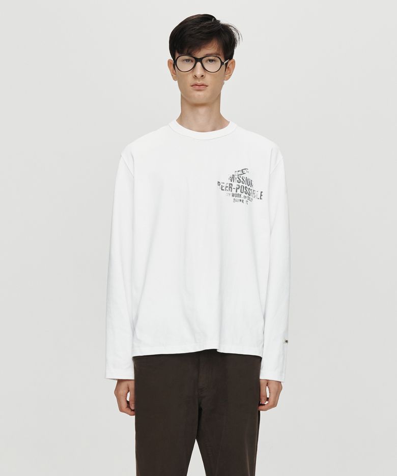 HET BEER MISSION T-SHIRT (WHITE)