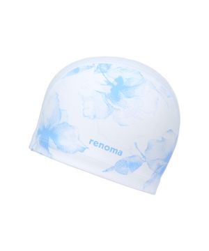 용품 성인 플라워 도트 그래픽 PU 수모 화이트 RO-RC2F711-WH