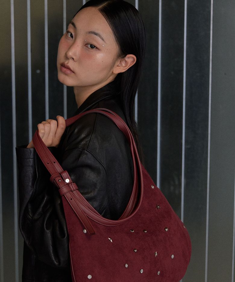 maro stud suede bag (BD)