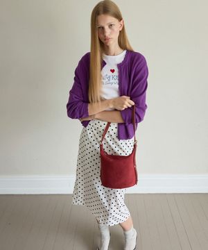 비터 스웨이드 버킷백 OTFH002W