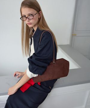 라피 스웨이드 숄더백 OTFH004B