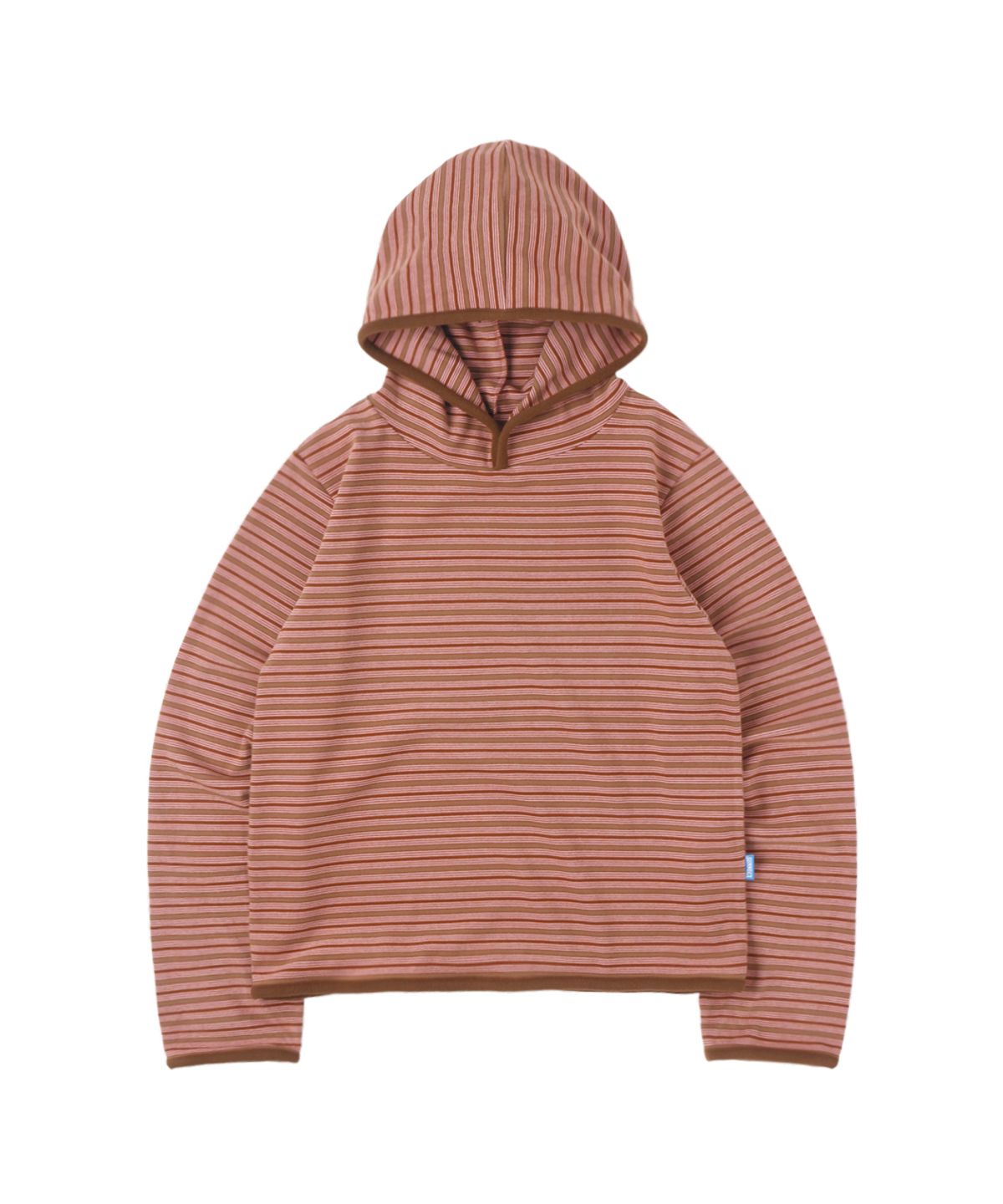써넥트(SUNNECT) Stripe Taped Hoodie - Pink