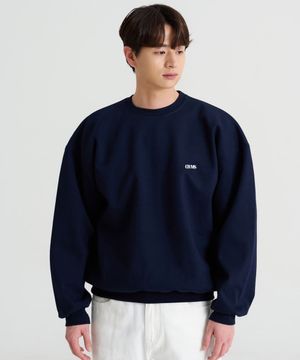 CRMS 스몰 로고 맨투맨 (Navy)