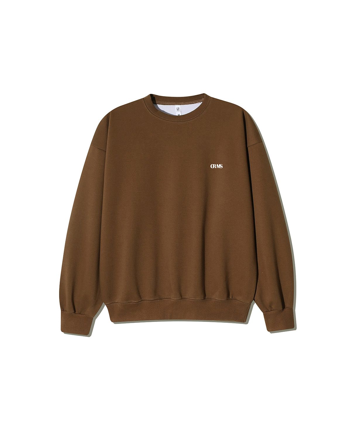 크레드먼스(CREEDMENS) CRMS 스몰 로고 맨투맨 (Brown)