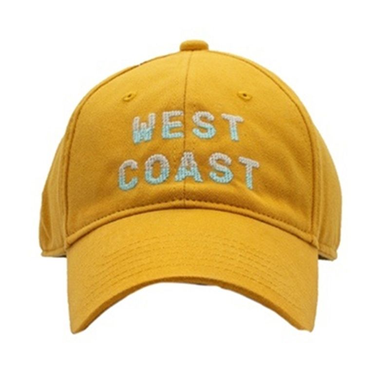 Adult`s Hats West Coast Baseball Hat - Gold
