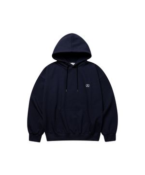 [기모/논기모]CRD 베이직 로고 후드티(Navy)