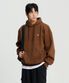 [기모/논기모]CRD 베이직 로고 후드티(Brown)