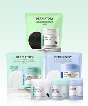 [SET] 더마토리 패드 본품(수분,진정,모공 中 택1) + 리필 30매 [증정] 살리시닉패드7매