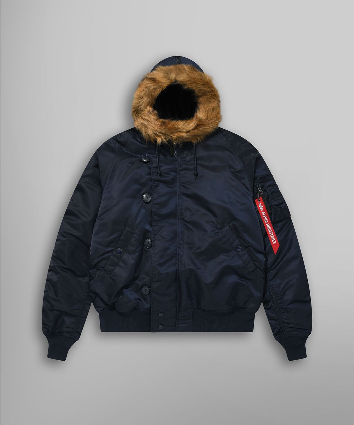 알파 인더스트리(ALPHA INDUSTRIES) N-2B 헤리티지 핏 파카 레플리카 블루