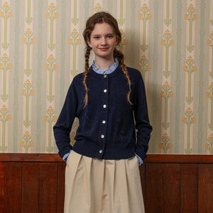 DD_Intellectual knit top_NAVY