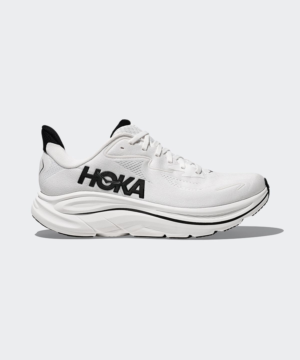 호카(HOKA) (남성) 클리프톤 10 - 화이트:블랙 / 1162030-WBLC