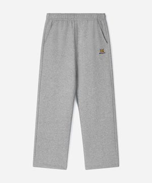 바스키아 CROWN 자수 스트레이트 기모 스웨트 팬츠 BPDPT487U