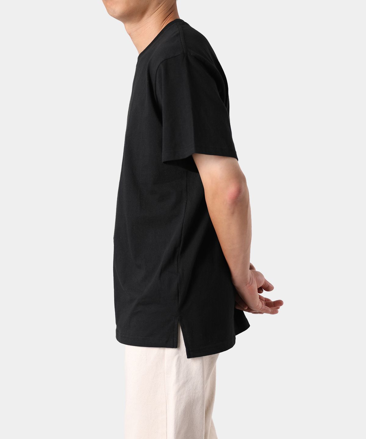 람블라(RAMBLA) 텐터 레이어드 반팔티 [블랙]
