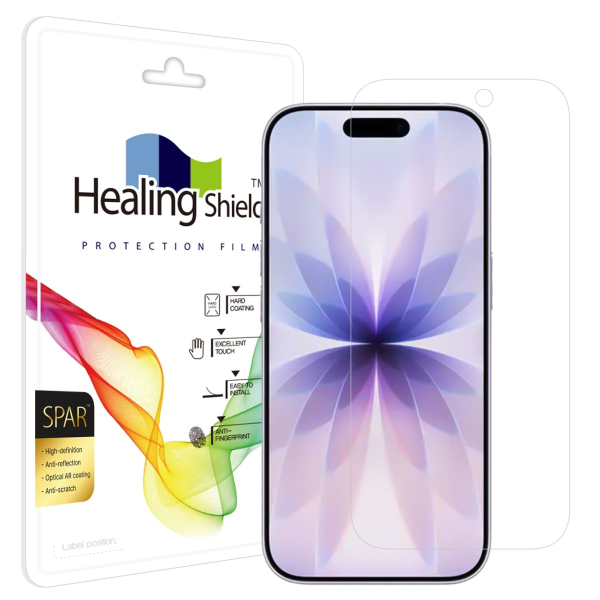 힐링쉴드(HEALINGSHIELD) 아이폰17 슈페리어 AR 고화질 액정보호필름 1매