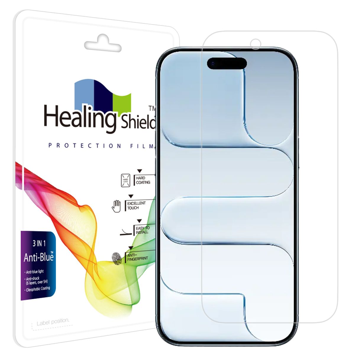 힐링쉴드(HEALINGSHIELD) 아이폰17 에어 블루라이트차단 액정보호필름 1매
