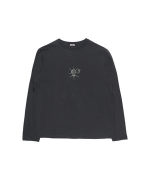 Gallery Logo Long Sleeve T-Shirts - Charcoal