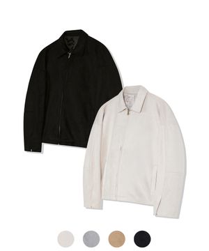 86-IRO097 [리뉴얼] 크루얼티프리 알파 스웨이드 자켓 4COLOR