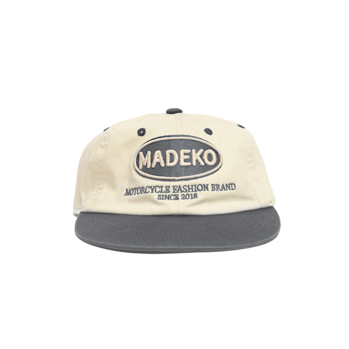마데코(MADEKO) TWO-TONE CAP_GRAY