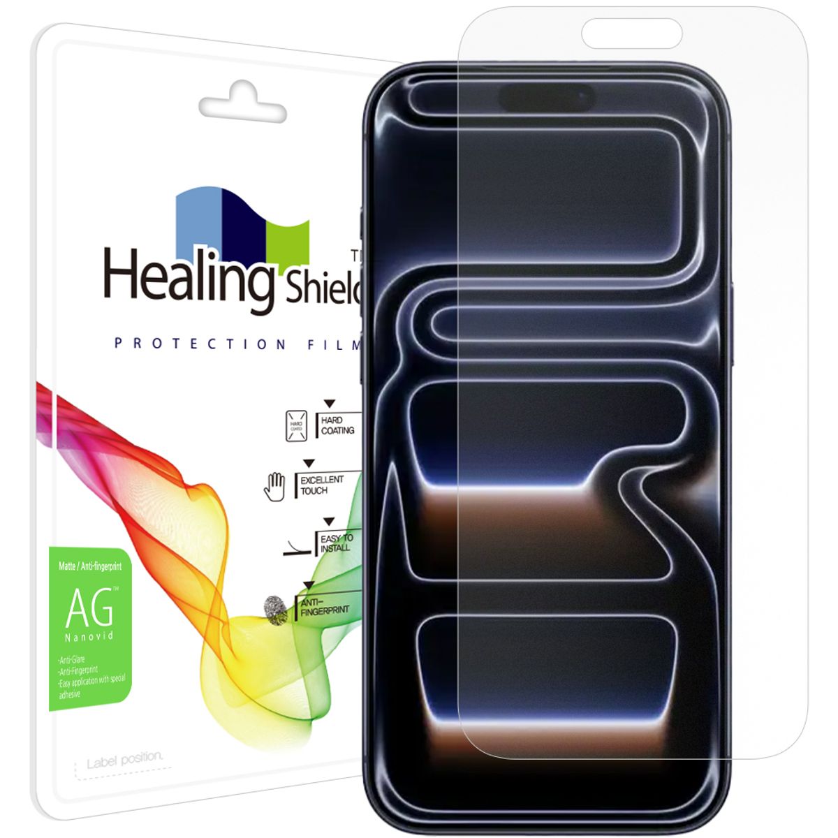 힐링쉴드(HEALINGSHIELD) 아이폰17 프로맥스 저반사 지문방지 액정보호필름 1매