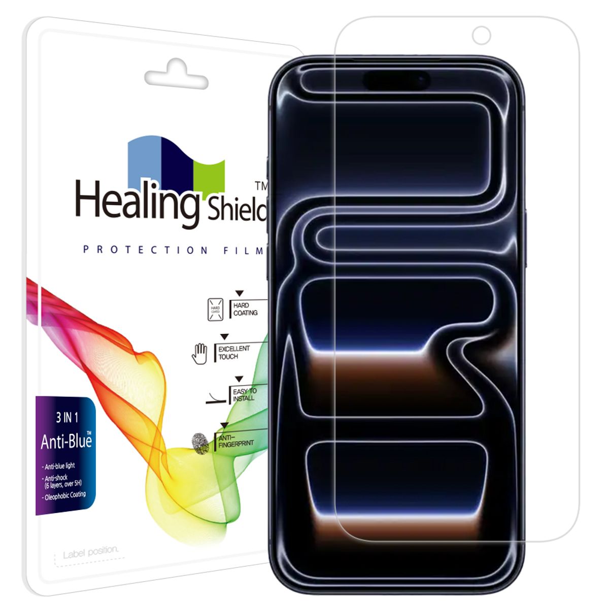 힐링쉴드(HEALINGSHIELD) 아이폰17 프로맥스 블루라이트차단 액정보호필름 1매