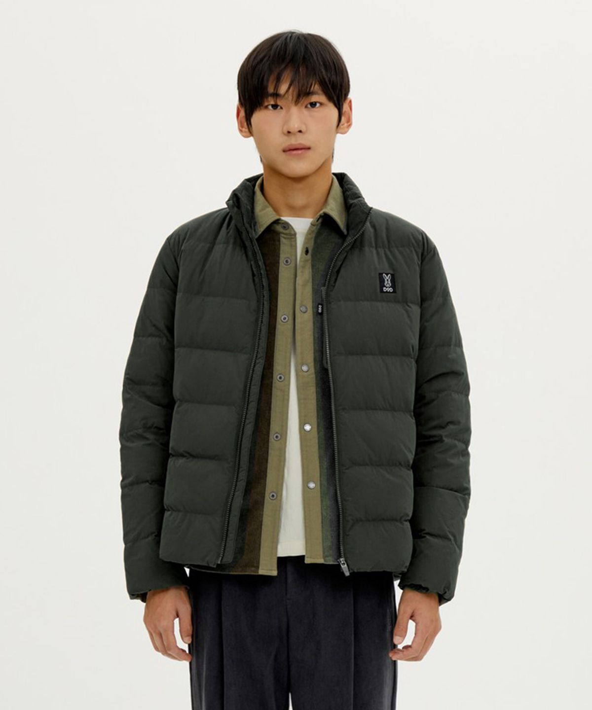 디오디(DOD) 코나 라이트 D7 스탠넥 다운 자켓 (KHAKI)