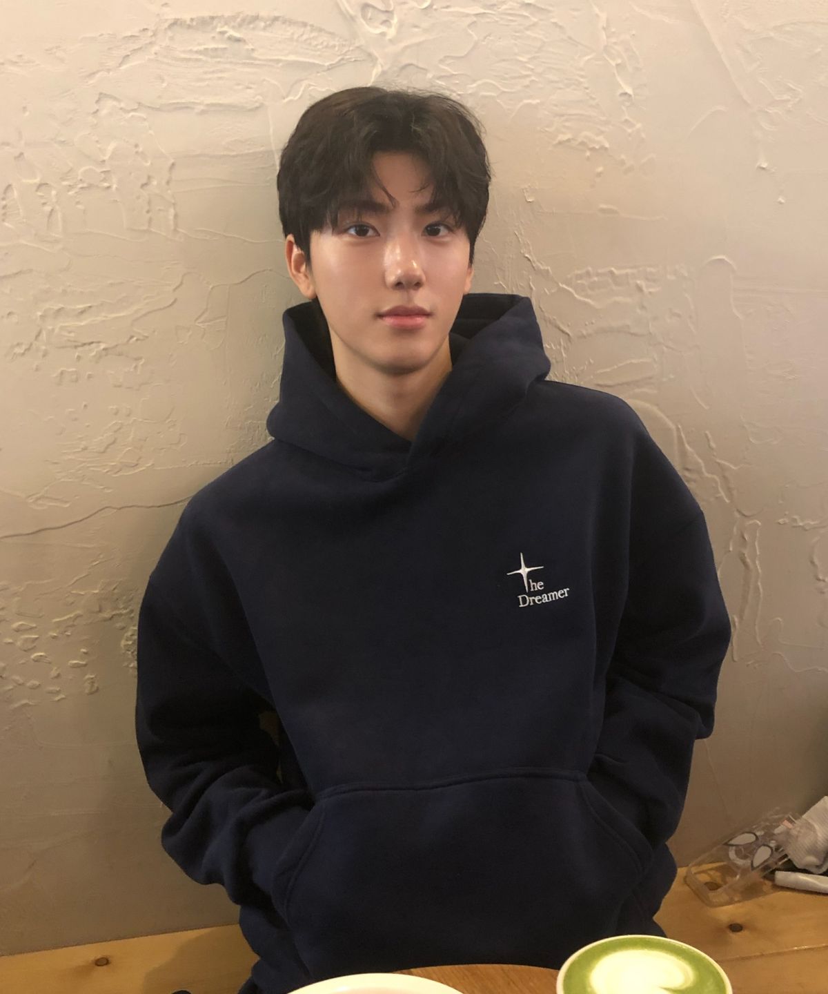 드리머(DREEMR) 중량담요 후드티 네이비