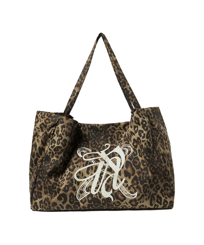 EMBLEM COTTON BAG DEEP BEIGE