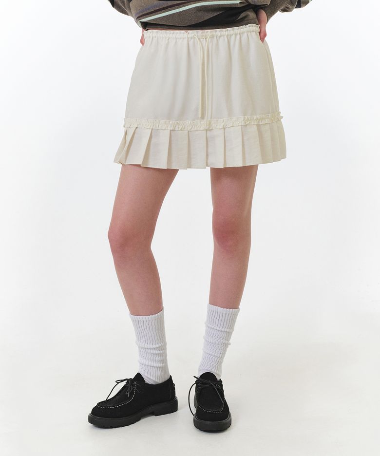MEI LAYERED SKIRT (IVORY)