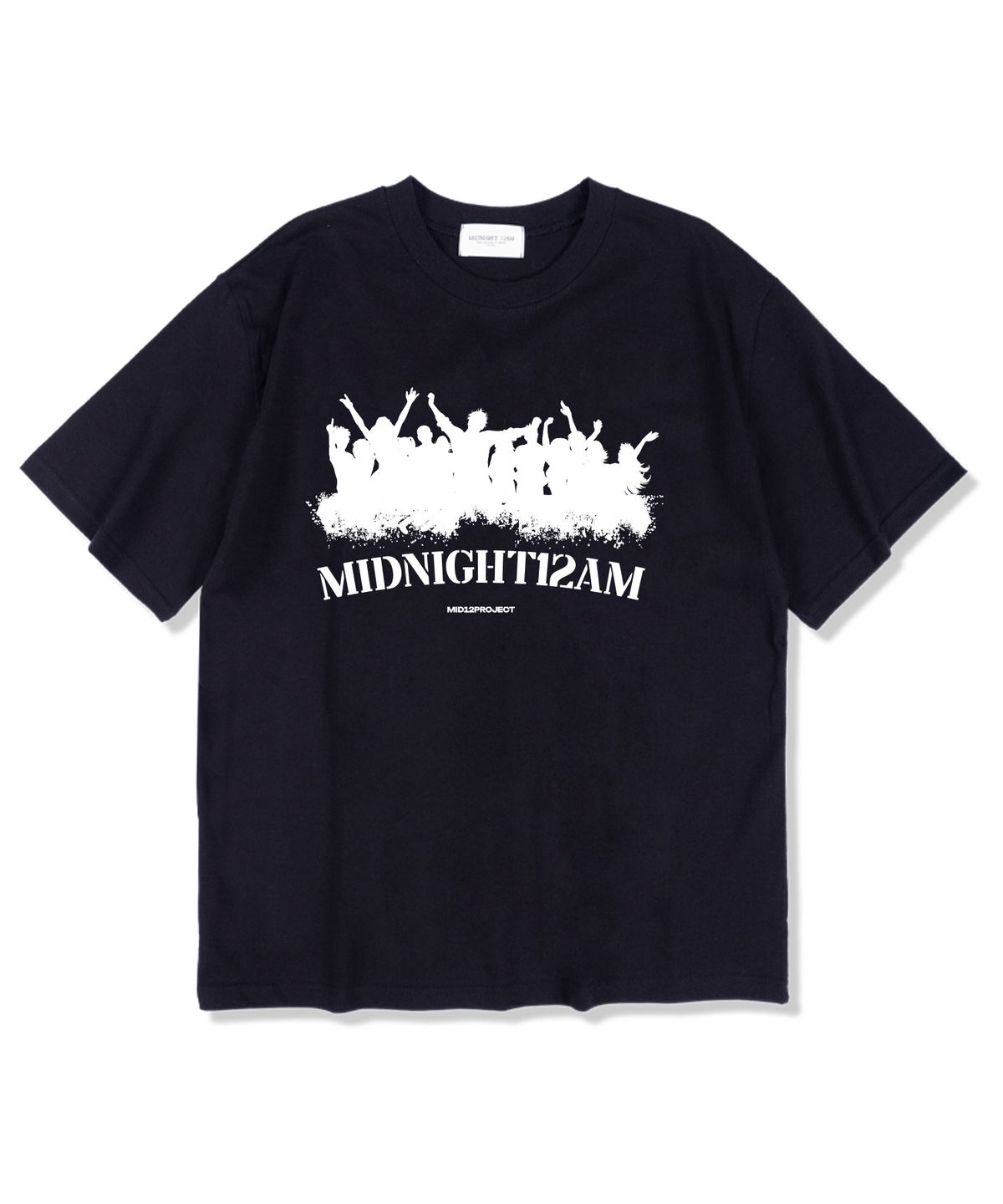 미드나잇12에이엠(MIDNIGHT12AM) 페스티발 반팔 티셔츠 네이비