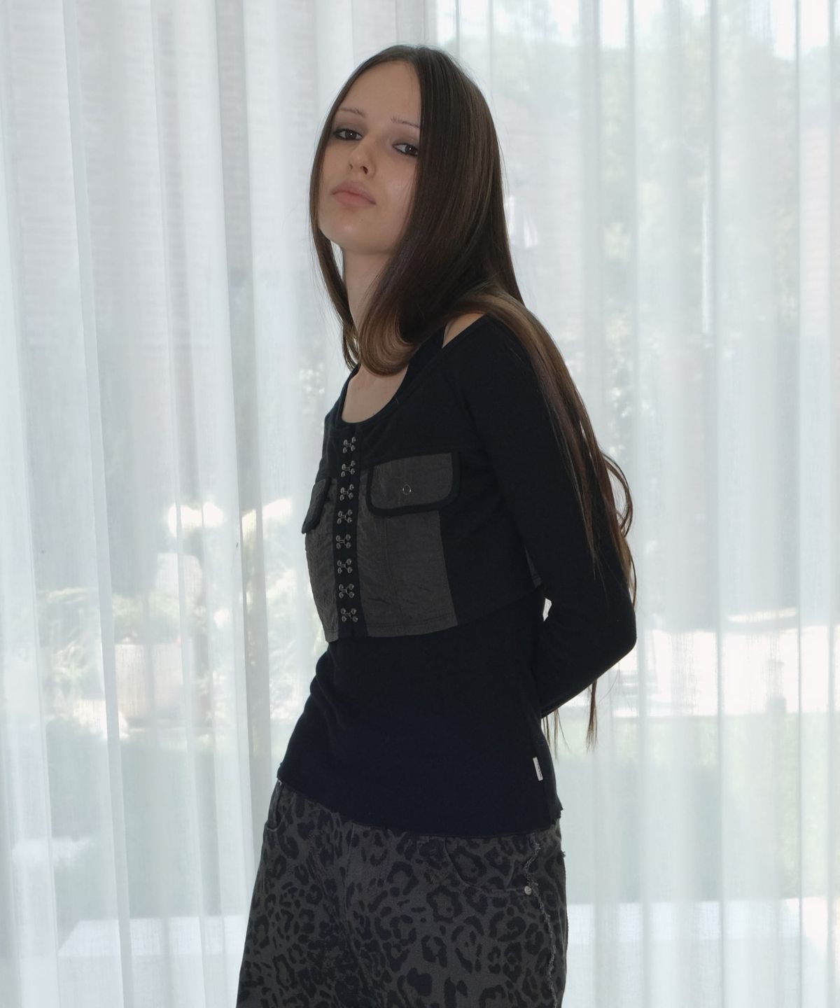 오디너리 홀리데이(ORDINARY HOLIDAY) RIBBED CARDIGAN SET [BLACK]