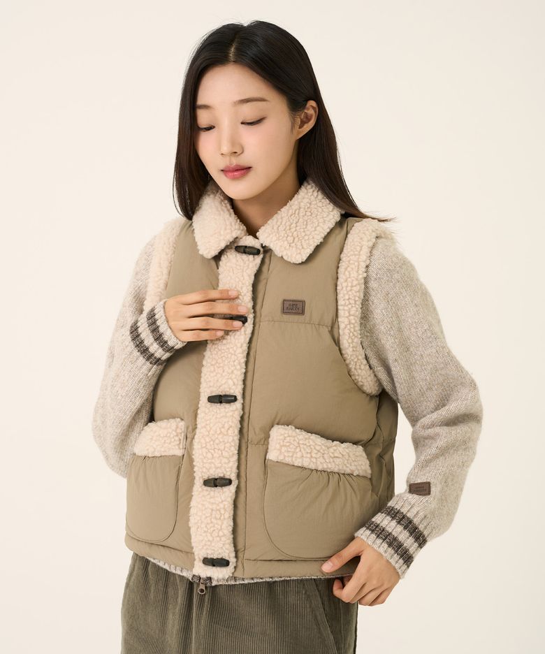 W 보블 베스트_Beige