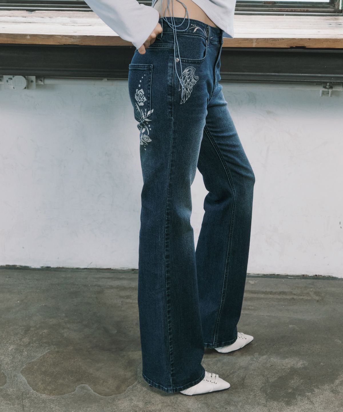 엔와이엑스엑스(NYXX) SMOKIN BADDIE DENIM PANTS INDIGO