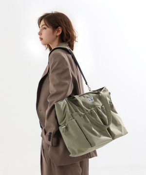 17포켓의  나일론 보부상가방_코지백 [샌드카키]