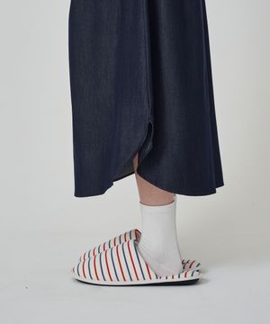 (uni)머쉬 룸 슬리퍼 마린 스트라이프
