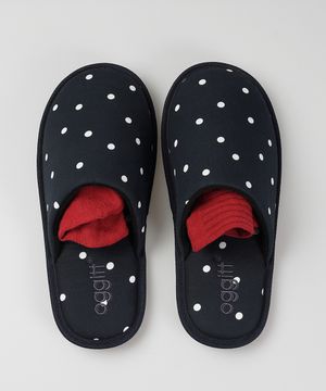 (uni)머쉬 룸 슬리퍼 킨 도트