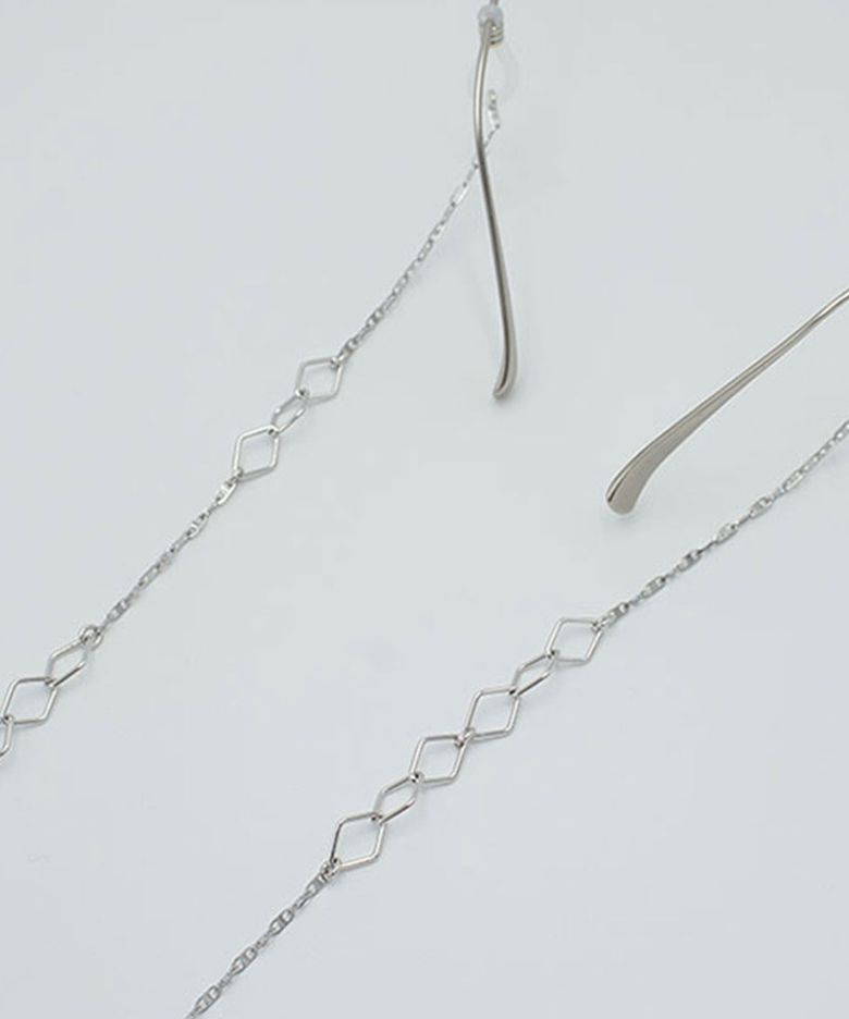 Mini diamond link surgical glasses chain