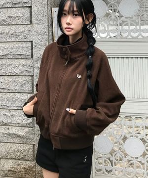 그루브 코듀로이 블루종 브라운