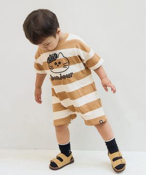 볼드 7부 스트라이프 롬퍼 C2AL1504-MS