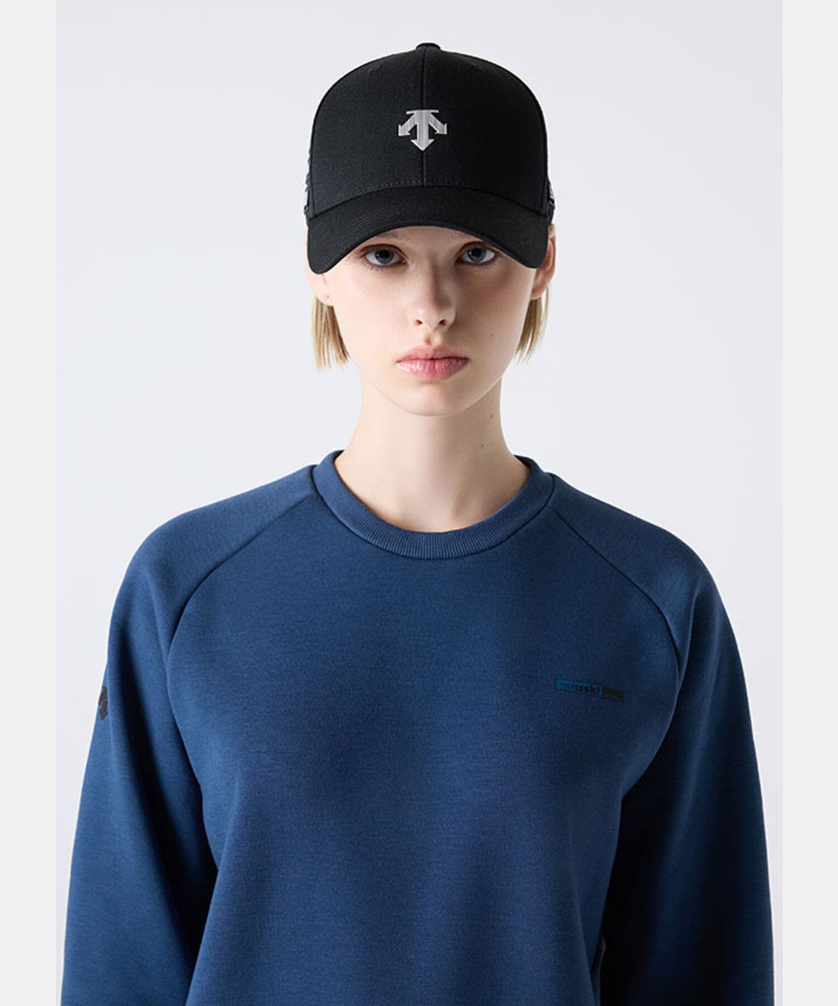 데상트(DESCENTE) 스위스 스키 울 볼캡 블랙(SQ323ICP71)