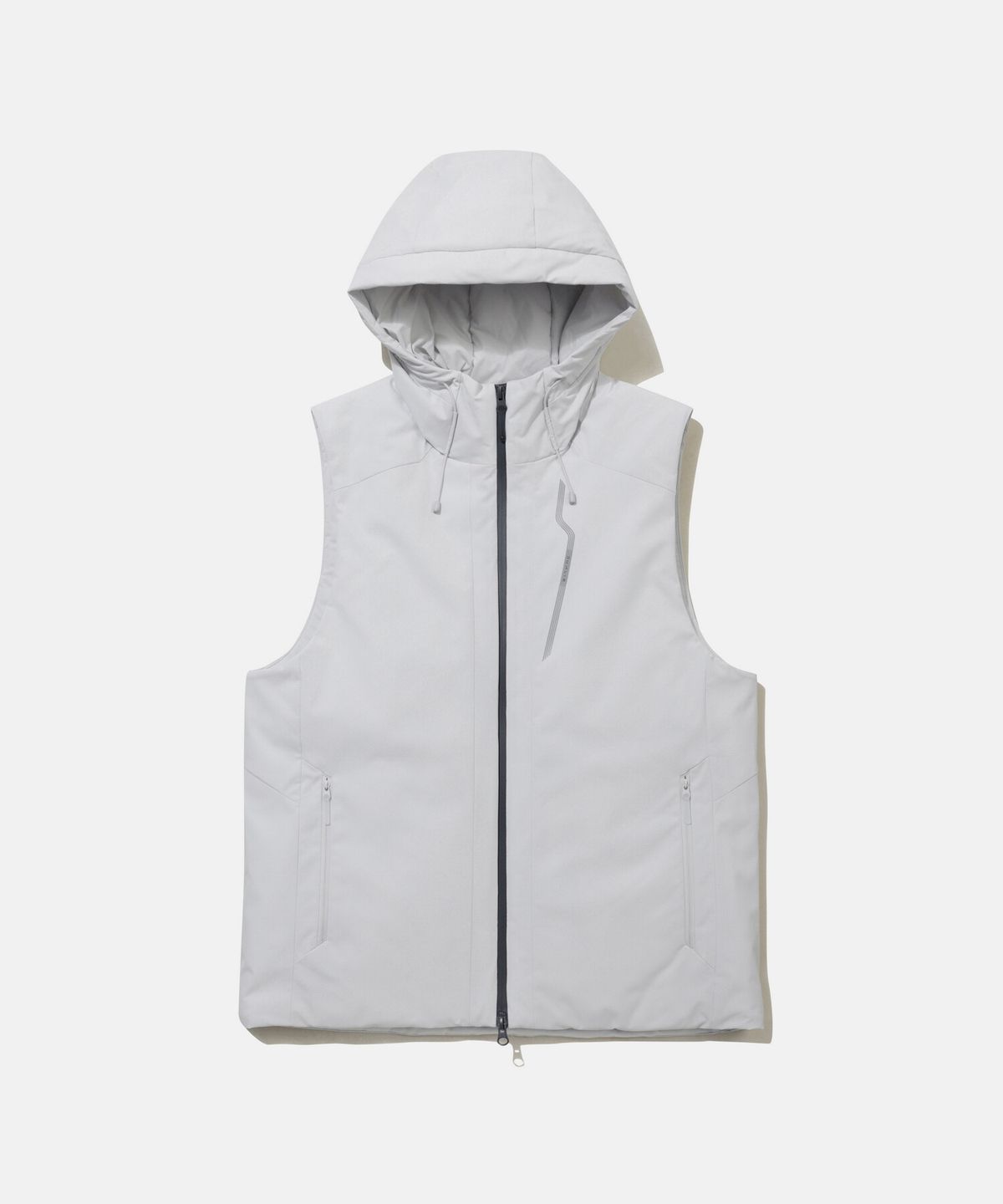 데상트(DESCENTE) 듀얼리스 테그로브 패딩 베스트 라이트 그레이(SQ321DPV92)