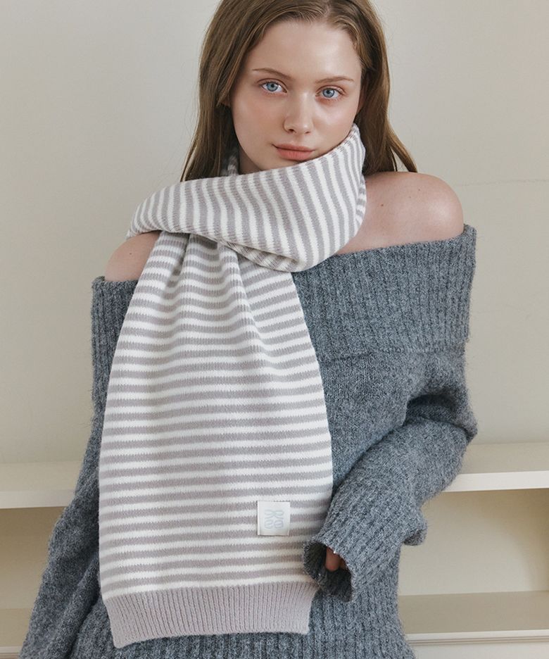 swoony stripe muffler_3 colors