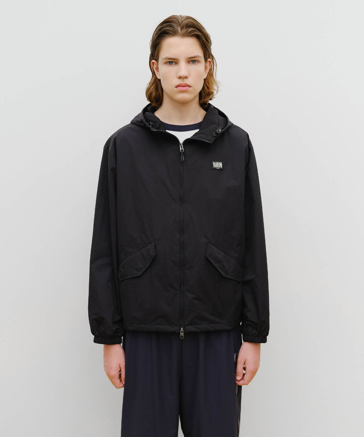 마리떼 스포츠(MARITHÉ SPORT) MARITHE SPORT HOODED WINDBREAKER black