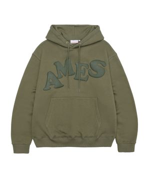 BIG TYPO HOODIE LIGHT KHAKI