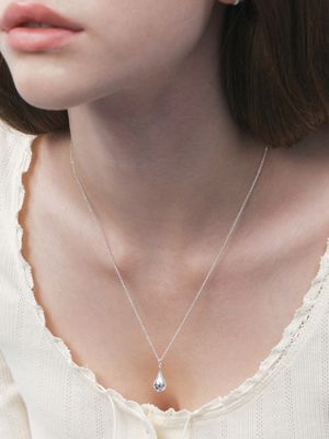 pure drop long necklace