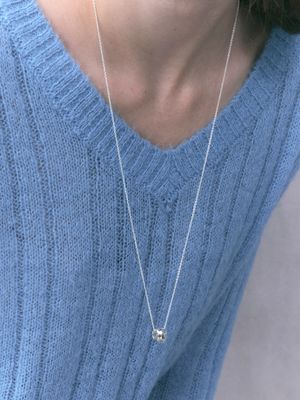 chunky ring long necklace