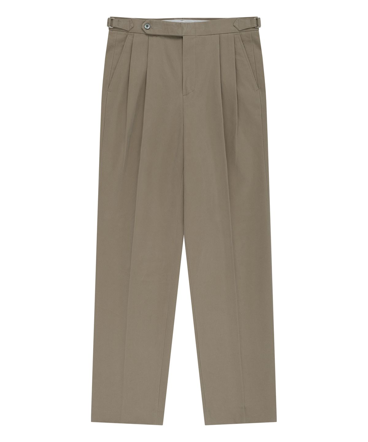 벨리프(BELLIEF) Essential Gaberdine Heavy Double-Pleated relaxed Chino (Beige)