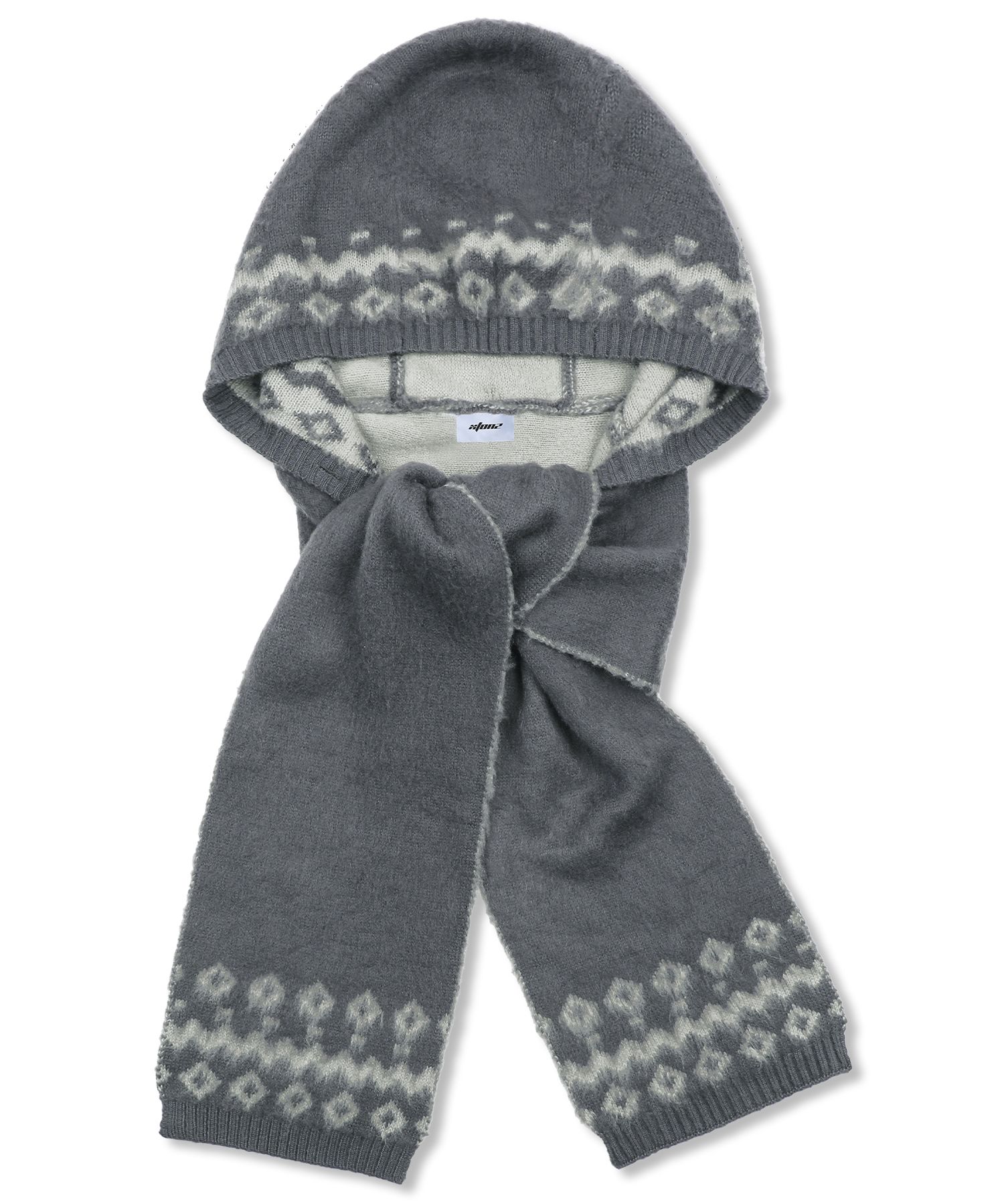 MUSINSA公式 | XTONZ XTA104 ノルディックフードマフラー (チャコール)