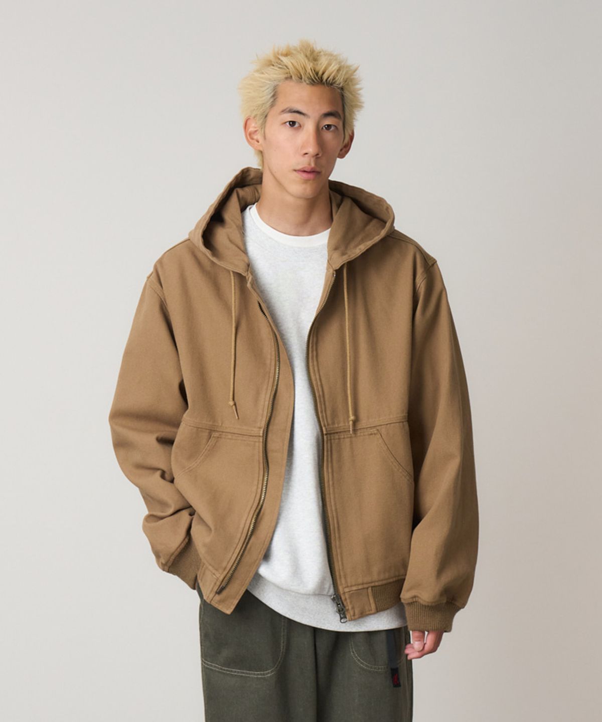 그라미치(GRAMICCI) 엘캡 캔버스 후드 자켓 Walnut